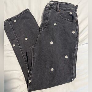 PacSun Jeans with Flower Embroidery